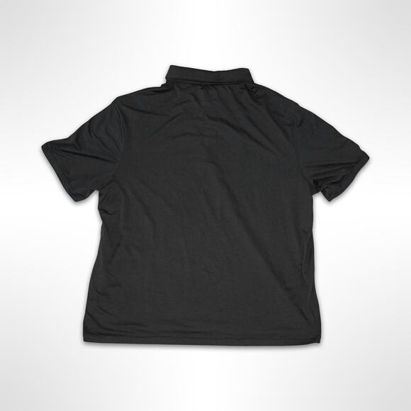 Zella Men's XL Black Micro Stripe Performance Polo Shirt - Picture 1 of 6